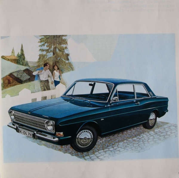 Ford Taunus 12 M Modelprogram 1967 Carbrochure (3747)